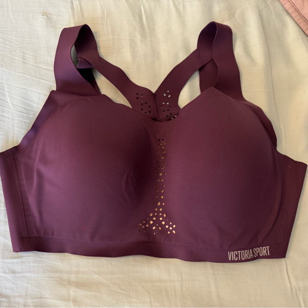 NWOT Victoria's Secret Angel Max Sports Bra 38D Dark Purple
